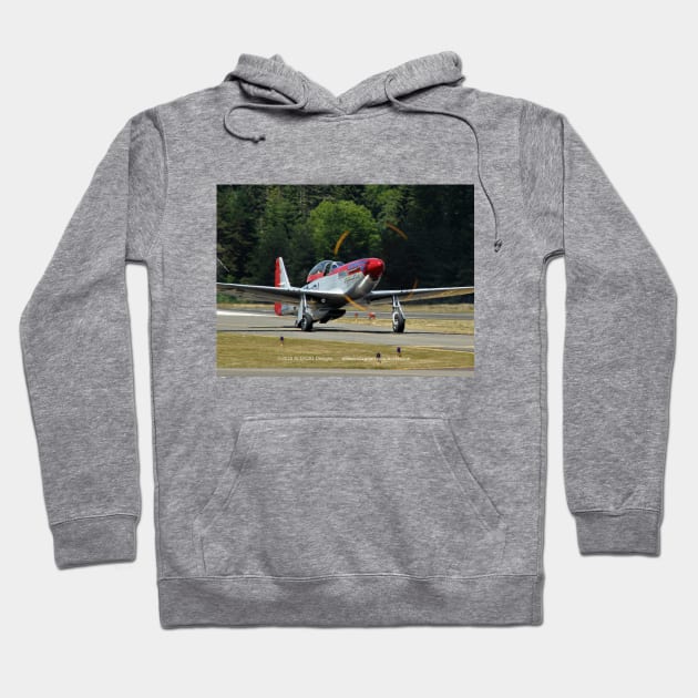 P-51 Mustang “Diamondback” Hoodie by acefox1